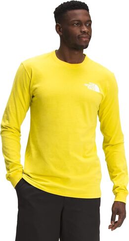 THE NORTH FACE Box NSE Long Sleeve Tee Acid Yellow XL in Saudi Arabia