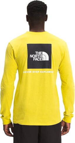 THE NORTH FACE Box NSE Long Sleeve Tee Acid Yellow XL in Saudi Arabia