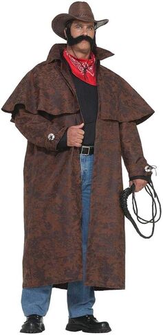 Forum Novelties Men's Plus-Size Extra Big Fun Tex Costume Duster Coat in Saudi Arabia