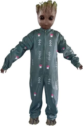 shijia Groot Costume for Kids Groot Costume Toddler Groot Bodysuit One Piece Halloween Outfits in Saudi Arabia