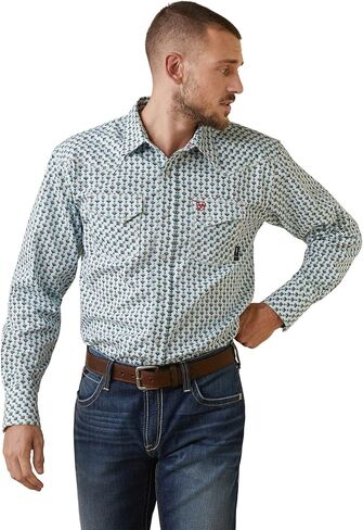 ARIAT Men's Fr Dillinger Retro Fit Snap Work Shirt in Saudi Arabia
