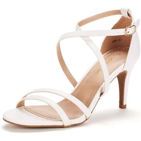DREAM PAIRS Women's GIGI Fashion Stilettos Open Toe Pump Heel Sandals in Kuwait