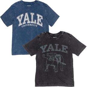 مجموعة من 2 تي شيرتات برسومات جامعة ييل من الأطفال الصغار إلى الأطفال الكبار in Kuwait