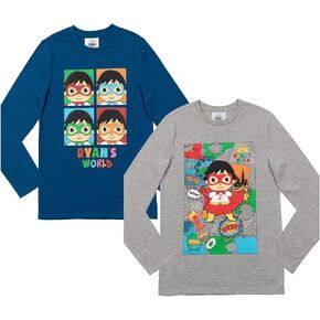 RYAN'S WORLD Red Titan 2 Pack T-Shirts Toddler to Big Kid in Kuwait