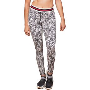 EmbraceU Snow Leopard Striped Band Highwaist Legging in Kuwait
