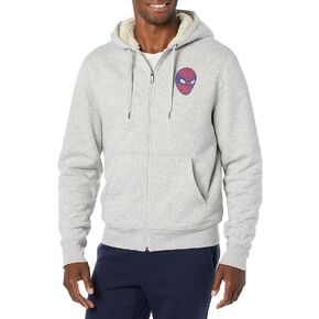 أمازون أساسيات ديزني | أعجوبة | سويت شيرت بقلنسوة بسحاب كامل مبطن بنسيج الشيربا من Star Wars للرجال in Kuwait