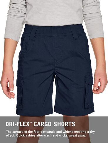 شورت كارجو للأطفال من CQR، شورت للتخييم والتنزه في الهواء الطلق، شورت رياضي خفيف الوزن بخصر مطاطي مع جيوب in Kuwait