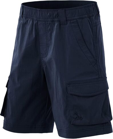 شورت كارجو للأطفال من CQR، شورت للتخييم والتنزه في الهواء الطلق، شورت رياضي خفيف الوزن بخصر مطاطي مع جيوب in Kuwait