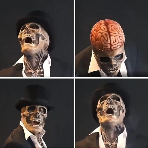 قناع كريبي قناع واقعي للرعب قناع قناع الزومبي قناع قناع قناع القاتل قناع الهالوين التنكرية in Kuwait