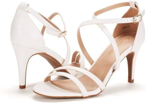 DREAM PAIRS Women's GIGI Fashion Stilettos Open Toe Pump Heel Sandals in Kuwait