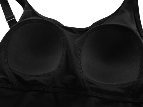Septangle Women's Tankini Swimsuits Twist Front Bathing Suit V Neck Swimwear in Saudi Arabia