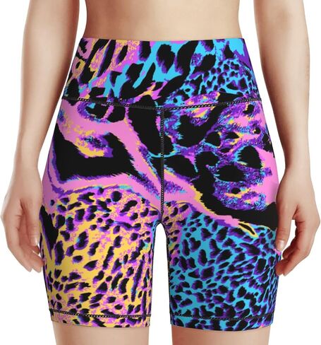 Women's High Waist Bike Shorts for Workout Sports Athletic Running Hiking Biker Yoga Gym Size in Kuwait