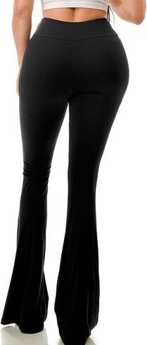 Jvini Flare Leggings for Women- High Waisted Buttery Soft Flared Bootcut Wide Leg Yoga Pants in Kuwait