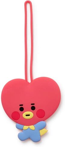 BT21 الطفل سلسلة تاتا شخصية سيليكون السفر حقيبة الظهر اسم العلامة ، أحمر in Kuwait