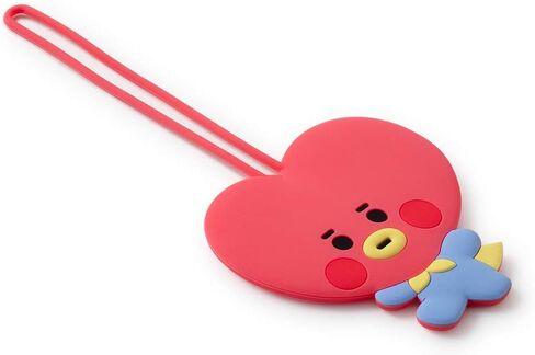 BT21 الطفل سلسلة تاتا شخصية سيليكون السفر حقيبة الظهر اسم العلامة ، أحمر in Kuwait
