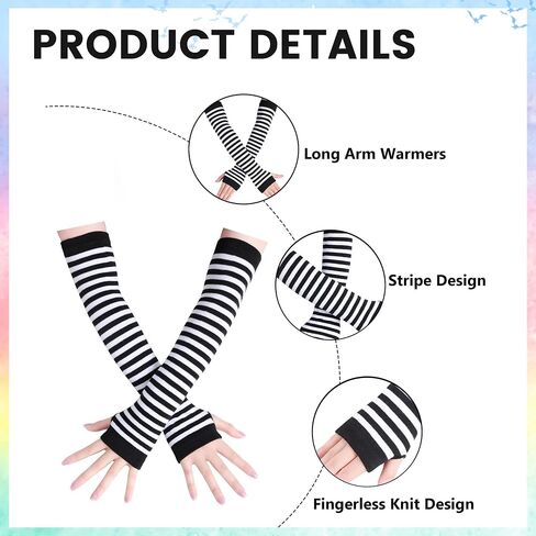 Simplicity Skeleton Gloves Fingerless Women Men Knitted Stretchy Skull Gloves in Kuwait