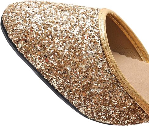 أحذية الرقص اللاتيني النسائية اللامعة من SWDZM بمقدمة مغلقة ومزينة بالترتر وقاعات الرقص السالسا والتانجو الحديثة لممارسة الأداء والحفلات الراقصة، موديل DY-LS in Kuwait