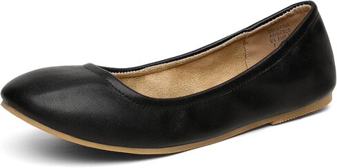DREAM PAIRS Women's Sole-fina Solid Plain Walking Classic Ballet Flats Shoes in Kuwait