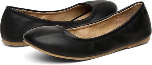DREAM PAIRS Women's Sole-fina Solid Plain Walking Classic Ballet Flats Shoes in Kuwait