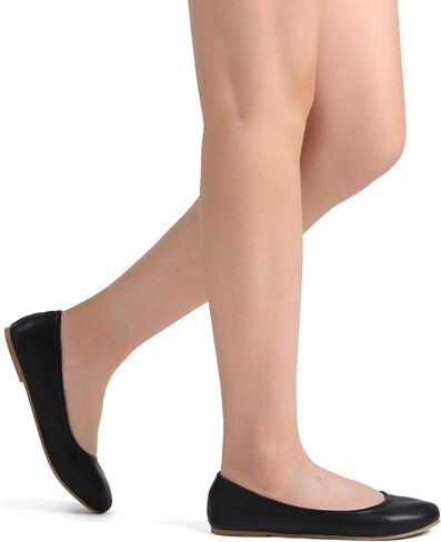 DREAM PAIRS Women's Sole-fina Solid Plain Walking Classic Ballet Flats Shoes in Kuwait