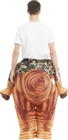 زي ديناصور غوش للبالغين، أزياء الهالوين الأصلية القابلة للنفخ، أزياء ديناصور قابلة للنفخ لحفلات الهالوين وحفلات الهالوين للجنسين in Kuwait