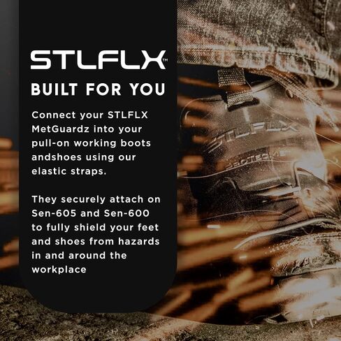 STLFLX - واقي مشط القدم من MetGUARDZ لأحذية وأحذية السلامة، حذاء/أحذية العمل وواقي مشط القدم والدانتيل، SEN 600، إصدار برباط in Kuwait