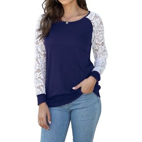 بلوفر نسائي من LAINAB بأكمام طويلة فضفاض كاجوال in Kuwait