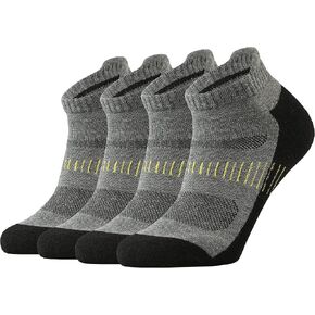 جوارب KMM للرجال من صوف ميرينو بدون عرض للكاحل مع وسادة صيفية منخفضة للمشي لمسافات طويلة في الهواء الطلق وأحذية الجولف بدون كعب وأحذية رياضية للجري in Kuwait