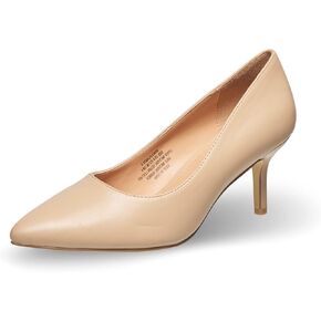 French Connection Kitten Heel Pumps for Women Closed Pointy Toe Slip-On Fashion Work Office Dress Shoes for Women in Saudi Arabia