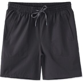 Mens 7 Inch Quick Dry Slim Fit Bodybuilding Zip Pockets Running Jogger Active Shorts