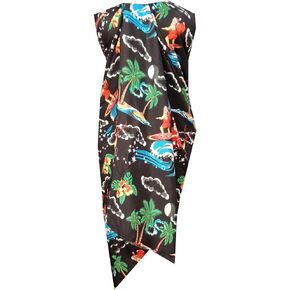 ALVISH Sarong Wraps for Women Mens Pareo Swimwear Cover up Christmas Santa Claus