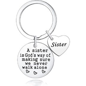 Nzztont الأخت المفاتيح هدية الأخت الأخت هي طريقة الله للتأكد من أننا لا نسير بمفردنا كيرينغ هدايا الأخت صديق كيرينغ in Kuwait