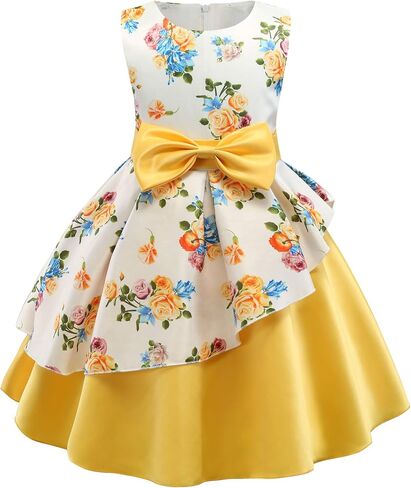 NSSMWTTC Flower Girls Pageant Party Dresses Kids Special Occasion Dress in Saudi Arabia