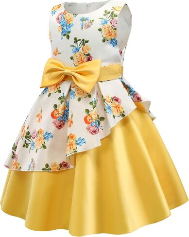 NSSMWTTC Flower Girls Pageant Party Dresses Kids Special Occasion Dress in Saudi Arabia