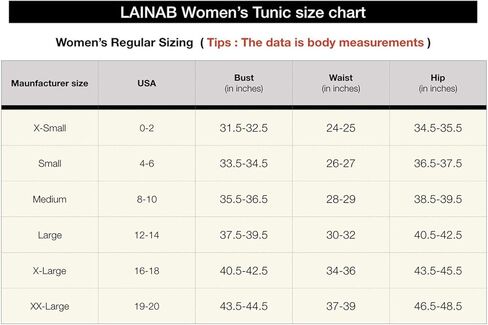 LAINAB Womens Long Sleeve Loose Casual Tunic Pullover Sweatshirt Tops in Kuwait