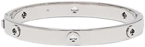 Kate Spade NY Spot the Spade Studded Bangle Bracelet Jewelry Silver tone KE759 in Saudi Arabia