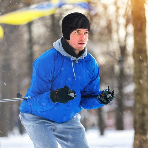 قبعة صغيرة شتوية متماسكة للأذنين مريحة وقابلة للتمدد قبعة جمجمة دافئة للنساء والرجال في الطقس البارد in Kuwait