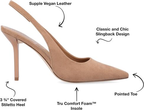 Journee Collection Women's Tru Comfort Foam™ Medium and Wide Width Elenney Pumps in Kuwait
