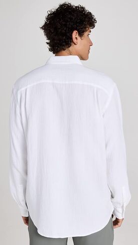 Club Monaco Men's Summer Double Face Gauze Shirt in Kuwait