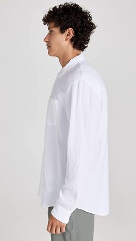 Club Monaco Men's Summer Double Face Gauze Shirt in Kuwait