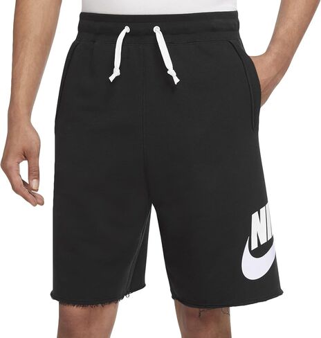 Nike Sportswear Sport Essentials Men's French Terry Alumni Shorts Size- S Black/Black in Saudi Arabia