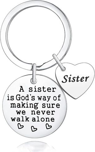 Nzztont الأخت المفاتيح هدية الأخت الأخت هي طريقة الله للتأكد من أننا لا نسير بمفردنا كيرينغ هدايا الأخت صديق كيرينغ in Kuwait