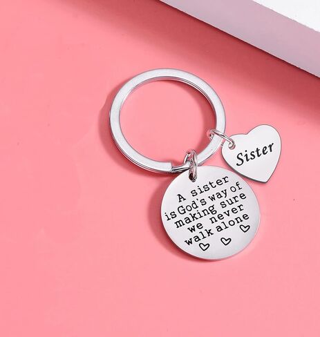 Nzztont الأخت المفاتيح هدية الأخت الأخت هي طريقة الله للتأكد من أننا لا نسير بمفردنا كيرينغ هدايا الأخت صديق كيرينغ in Kuwait