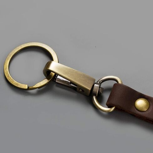 Ancicraft Keychain Leather for Car Home Key Ring Strap Holder Lanyard Women Men in Kuwait