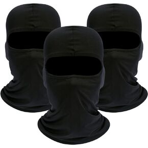 SUNLAND Balaclava Face Mask Motorcycle Cycling Bike Ski Bandana Hiking Skateboard Head Sock 3 Pack