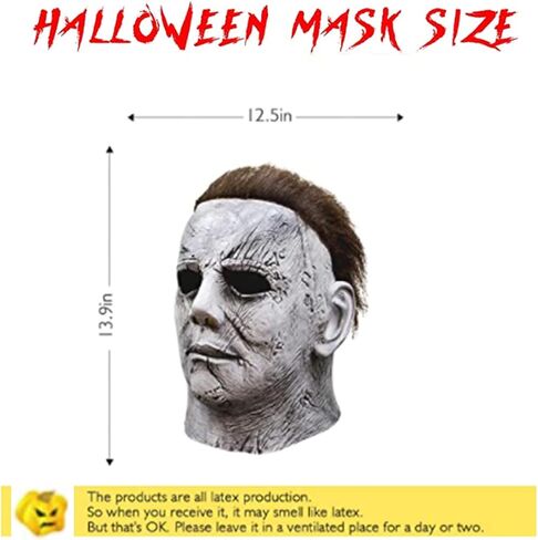 Halloween Mask Ghost Scary Mask Horror Mask, Halloween Latex Horror Scary Masks for Cosplay Costume in Saudi Arabia