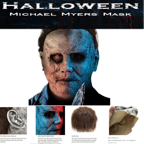 Halloween Mask Ghost Scary Mask Horror Mask, Halloween Latex Horror Scary Masks for Cosplay Costume in Saudi Arabia
