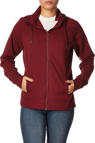 Danskin Women's Double Collar Full Zip Hooded Jacket in Saudi Arabia