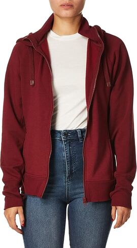 Danskin Women's Double Collar Full Zip Hooded Jacket in Saudi Arabia
