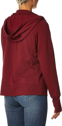 Danskin Women's Double Collar Full Zip Hooded Jacket in Saudi Arabia